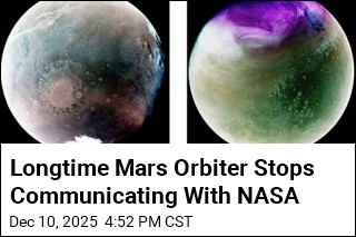 Longtime Mars Orbiter Stops Communicating With NASA