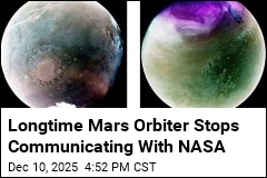 Longtime Mars Orbiter Stops Communicating With NASA