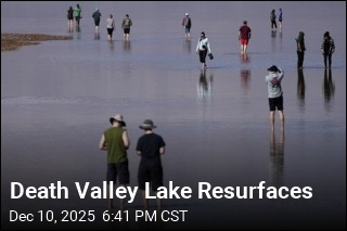 Heavy Rain Gives Rise to Death Valley Lake
