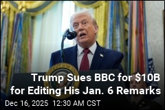 Trump Sues BBC for $10B Over January 6 Speech Edit