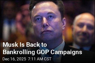 Musk Is Back to Bankrolling GOP Campaigns