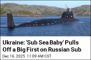 Ukraine: Underwater Drones Badly Damaged Russian Sub