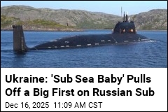 Ukraine: Underwater Drones Badly Damaged Russian Sub