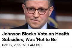Johnson: Vote on ObamaCare Subsidies Was 'Not to Be'