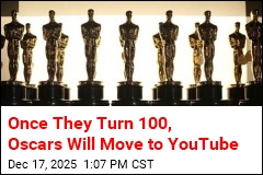 Oscars Are Moving to YouTube in 2029