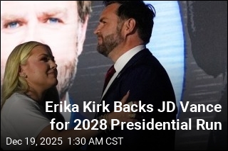Erika Kirk Backs JD Vance for 2028 Presidential Run