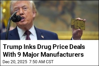 Trump Inks Drug Price Deals With 9 Major Manufacturers