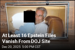At Least 16 Epstein Files Vanish From DOJ Site