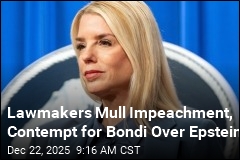 Bondi Could Face Contempt, Impeachment Over Epstein Files