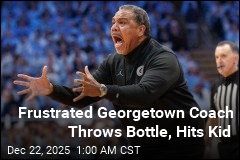 Georgetown Suspends Coach After Water Bottle Hits Kid