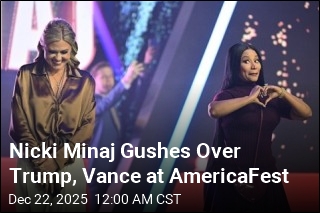 Nicki Minaj at Turning Point Convention: Trump a 'Role Model'