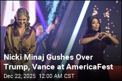 Nicki Minaj at Turning Point Convention: Trump a 'Role Model'