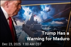 Trump Issues Warning to Maduro