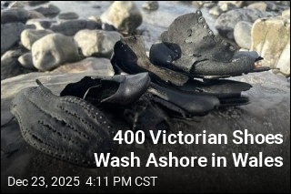 400 Victorian Shoes Wash Ashore in Wales