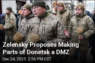 Zelensky Suggests Both Sides Pull Troops Out of Donetsk