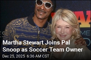 Martha Stewart Joins Snoop in the Soccer Biz