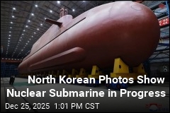 North Korean Photos Show Nuclear Submarine in Progress