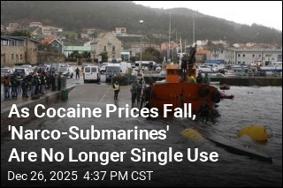 As Cocaine Prices Fall, 'Narco-Submarines' Are No Longer Single Use