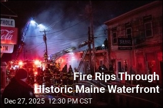 Fire Rips Through Historic Maine Waterfront