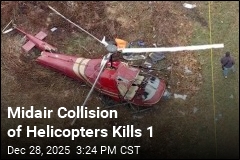 Helicopters Collide in New Jersey, Killing 1