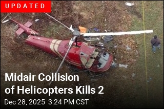 Helicopters Collide in New Jersey, Killing 1