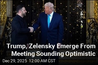 Trump, Zelensky Emerge From Meeting Sounding Optimistic