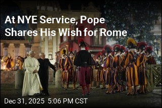 At NYE Service, Pope Shares His Wish for Rome
