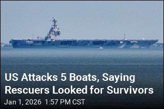 US Kills 8 in Boat Strikes, Says Rescuers Looked for Survivors