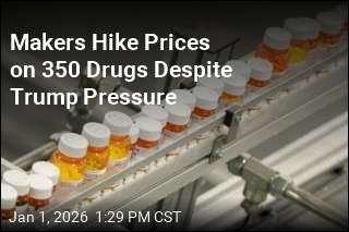 Makers Hike Prices on 350 Drugs Despite Trump Pressure