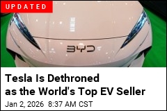 China's BYD Poised to Beat Tesla for the First Time