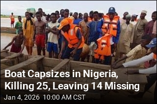 Nigeria Searches for 14 After 25 Die in Boat Accident