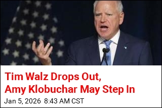Tim Walz Drops Out, Amy Klobuchar May Step In