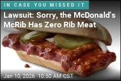 McRib Suit Accuses McDonald's of 'Deliberate Sleight of Hand'
