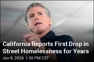 California Reports First Drop in Street Homelessness for Years