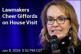 House Cheers Giffords on Visit to House