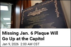 Missing Jan. 6 Plaque Will Be Displayed at the Capitol