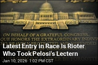 Latest Entry in Race Is Rioter Who Took Pelosi's Lectern