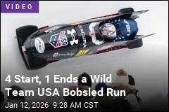 4 Start, 1 Ends a Wild Team USA Bobsled Run