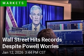 Wall Street Hits Records Despite Powell Worries