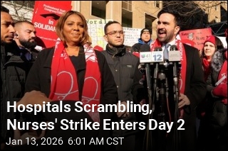 Hospitals Scrambling, Nurses' Strike Enters Day 2