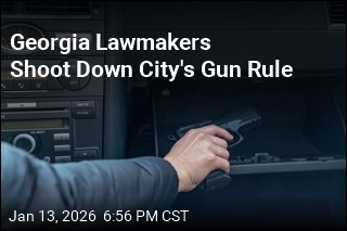Georgia Lawmakers Shoot Down City's Gun Rule