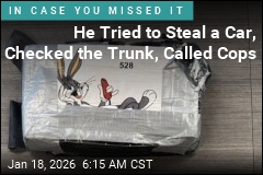 He Tried to Steal a Car, Checked the Trunk, Called Cops