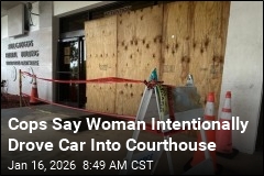 Cops: Woman Rammed Car Into Courthouse, Damages at $200K