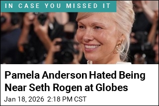 Pamela Anderson Hated Being Near Seth Rogen at Globes