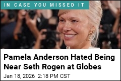 Pamela Anderson Hated Being Near Seth Rogen at Globes
