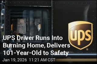 UPS Driver Saves 101-Year-Old Woman From Burning Home