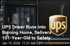 UPS Driver Saves 101-Year-Old Woman From Burning Home