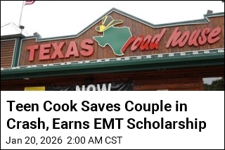 Teen Cook Saves Couple in Crash, Earns EMT Scholarship