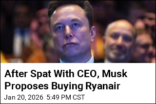 Musk Floats Ryanair Takeover in Escalating Spat With CEO