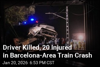 Driver Killed, 20 Injured in Barcelona-Area Train Crash
